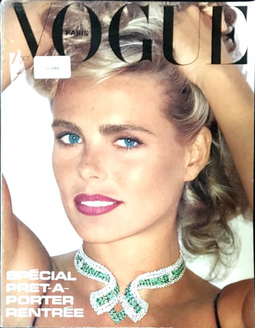 VOGUE Paris Magazine 1980 MARGAUX HEMINGWAY Helmut Newton NANCY DE WEIR