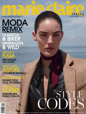 Marie Claire Italia magazine November 2016 HILARY RHODA Nagi Sakai - magazinecult