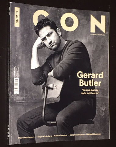 ICON Spain Magazine April 2016 GERARD BUTLER Veronica Blume DAVID DUCHOVNY - magazinecult