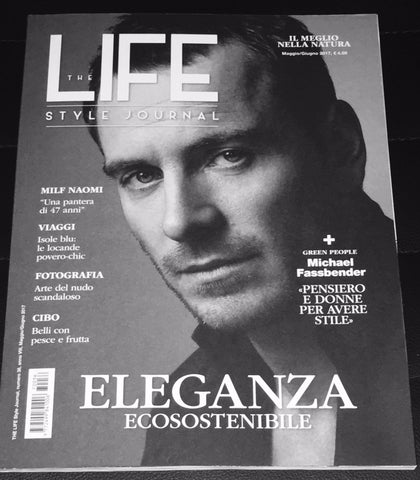 THE LIFE Magazine Italy 2017 MICHAEL FASSBENDER Roger Federer ROBERTO BOLLE Naomi Campbell