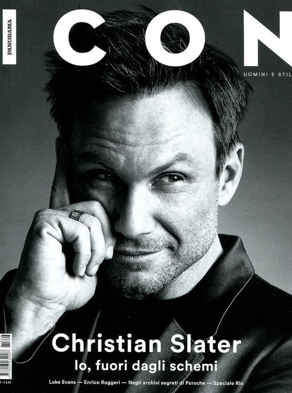 ICON Italian Magazine May 2016 CHRISTIAN SLATER Luke Evans BRAND NEW