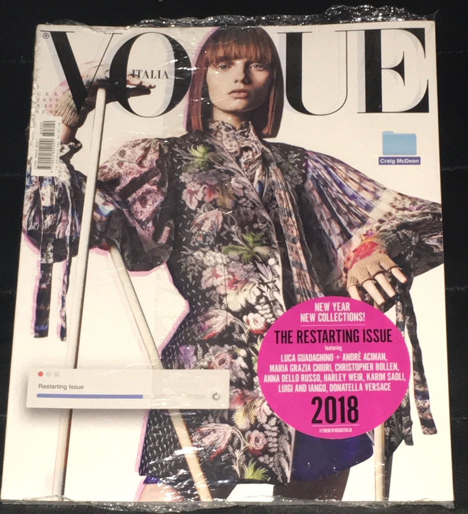 VOGUE Magazine Italia January 2018 FRAN SUMMERS Sara Grace Wallerstedt LULU Sealed