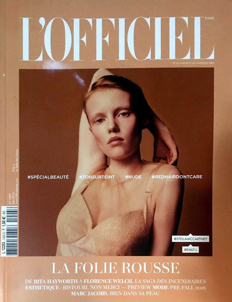 L'OFFICIEL Paris Magazine MAY 2016 EMILY L. Florence Kosky TAJA FEISTNER Satoshi Saikusa