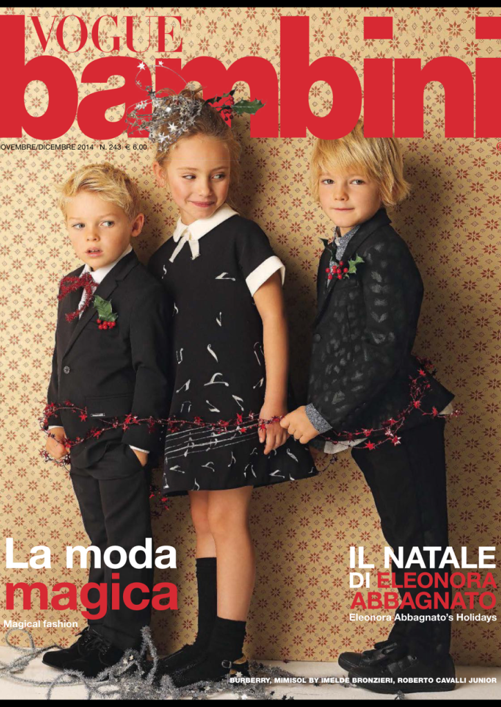 VOGUE BAMBINI Kids Children Enfant Fashion ITALIA Magazine November 2014