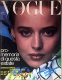 VOGUE Italia magazine June 1983 LARA HARRIS Frauke Quast ISABELLE TOWNSEND Jacqueline Bisset CHRISTINE BOLSTER
