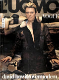 L'UOMO VOGUE Magazine 2003 DAVID BOWIE Shalom Harlow HELMUT NEWTON Cattelan JAY KAY