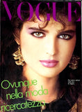 VOGUE Italia Magazine October 1981 EVA VOORHEES Joan Severance IMAN Andie MacDowell