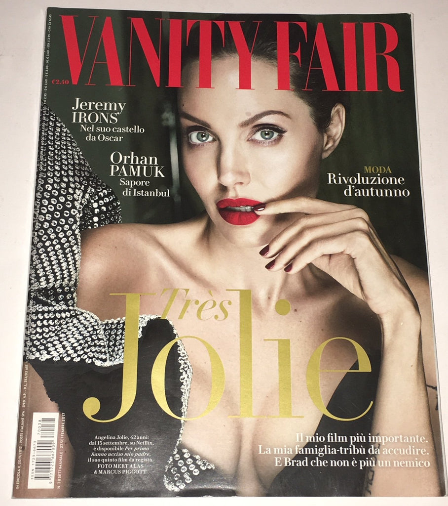 VANITY Fair Magazine 2017 ANGELINA JOLIE Jeremy Irons GILLIAN ANDERSON Bill Pullman