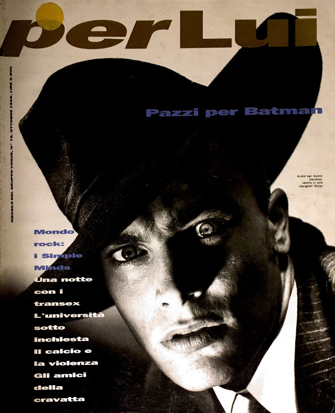 PER LUI Magazine October 1989 ANDRE VAN NOORD Juergen Teller INES SASTRE