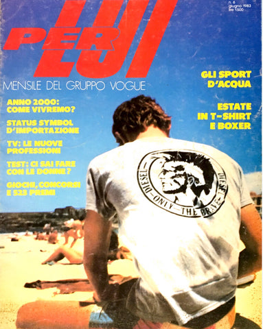 PER LUI Magazine June 1983 DANILO FRONTINI Wayne Stambler Vintage Fashion