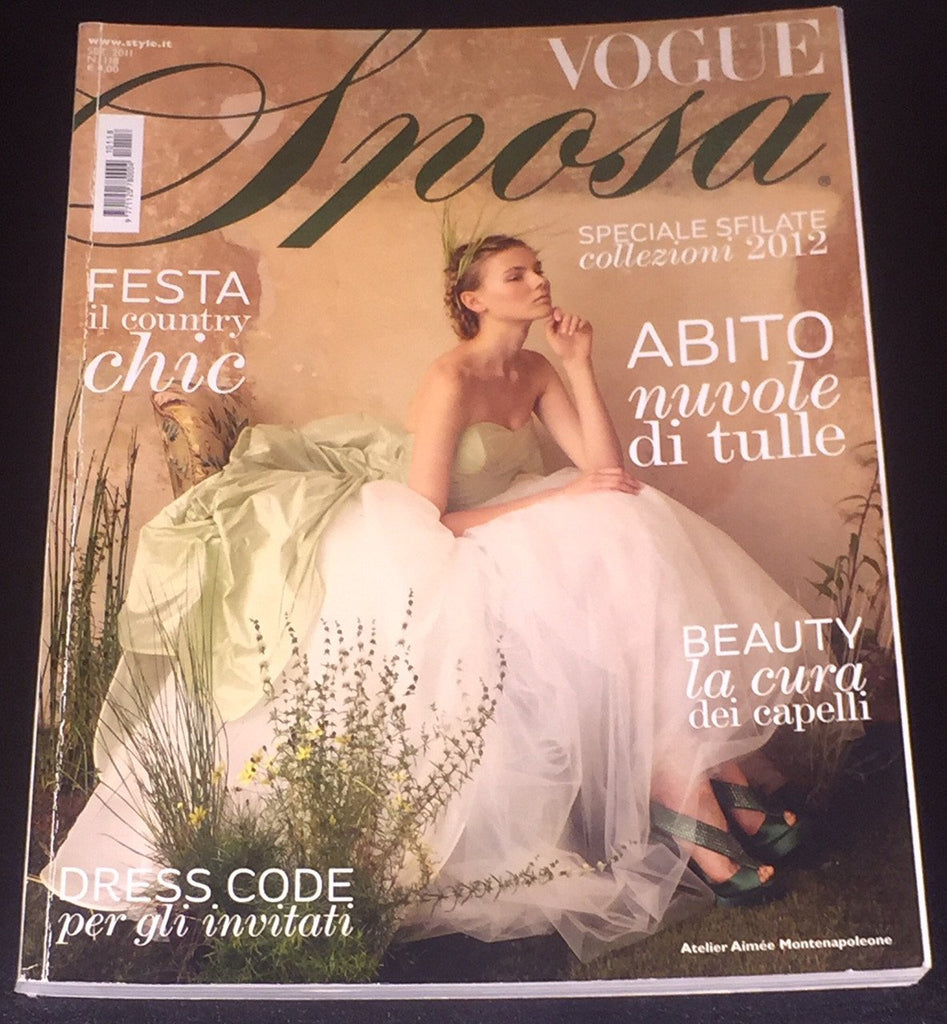 VOGUE Italia Magazine SPOSA Wedding BRIDE September 2011 Rare Magazine - magazinecult
