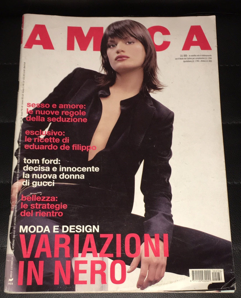 AMICA Magazine ITALIA September 2001 VICKY ANDREN Ruven Afanador