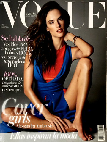 VOGUE Spain Magazine November 2014 ALESSANDRA AMBROSIO Bette Franke EDITA VILKEVICIUTE