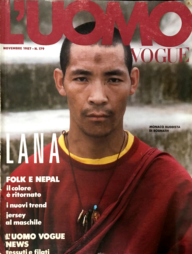 L'UOMO VOGUE Magazine November 1987 ALDO FALLAI Noboru Morikawa NADIR