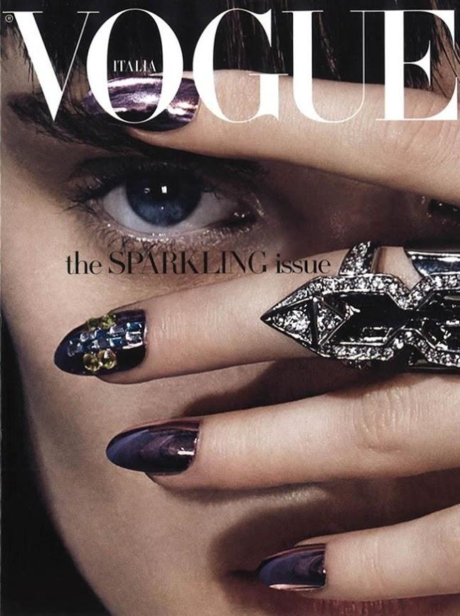 VOGUE Italia Magazine 2015 SARAH BRENNON The Sparkling Issue Supplement