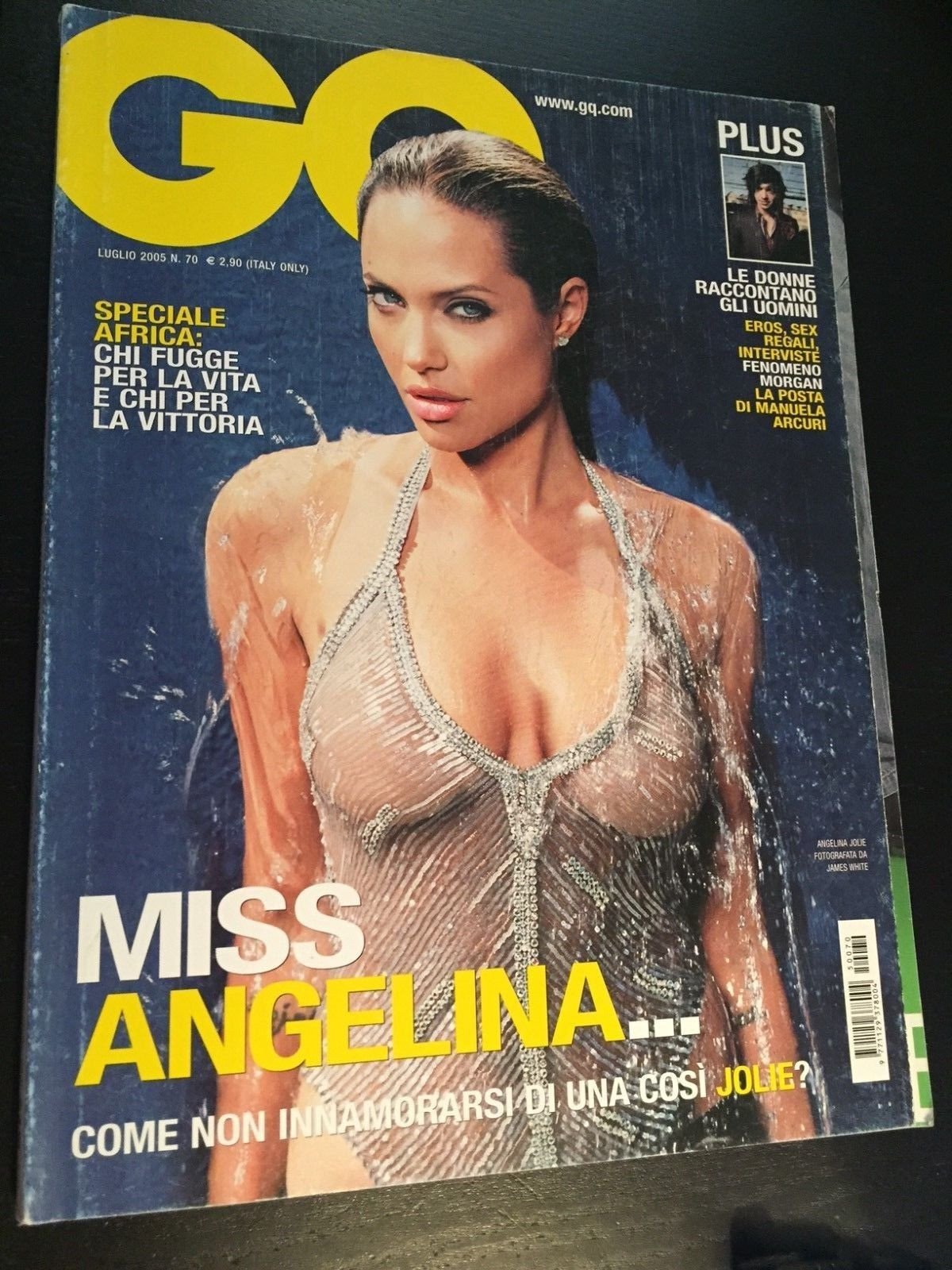GQ ITALIA　may2000 Angeli Jolie GQ Italian Magazine May 2000 Angelina Jolie Tom Cruise