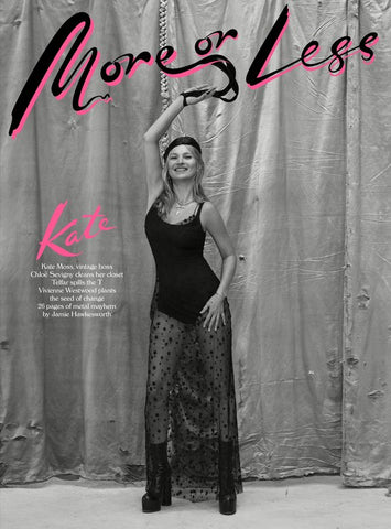 KATE MOSS More Or Less Magazine S/S 2018 Chloe Sevigny JAMIE HAWKESWORTH Cover 2