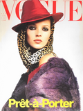 VOGUE Magazine Italia March 1996 KATE MOSS Naomi Campbell GUINEVERE VAN SEENUS