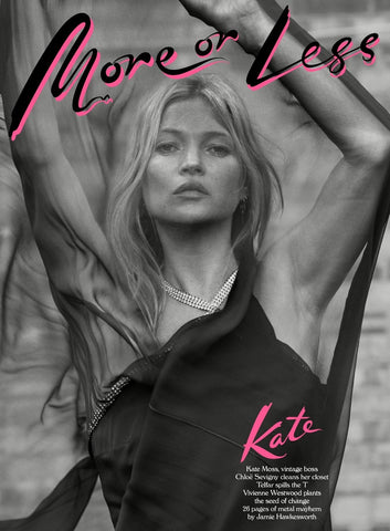 More or Less Magazine S/S 2018 KATE MOSS by ETHAN JAMES GREEN Cover 1