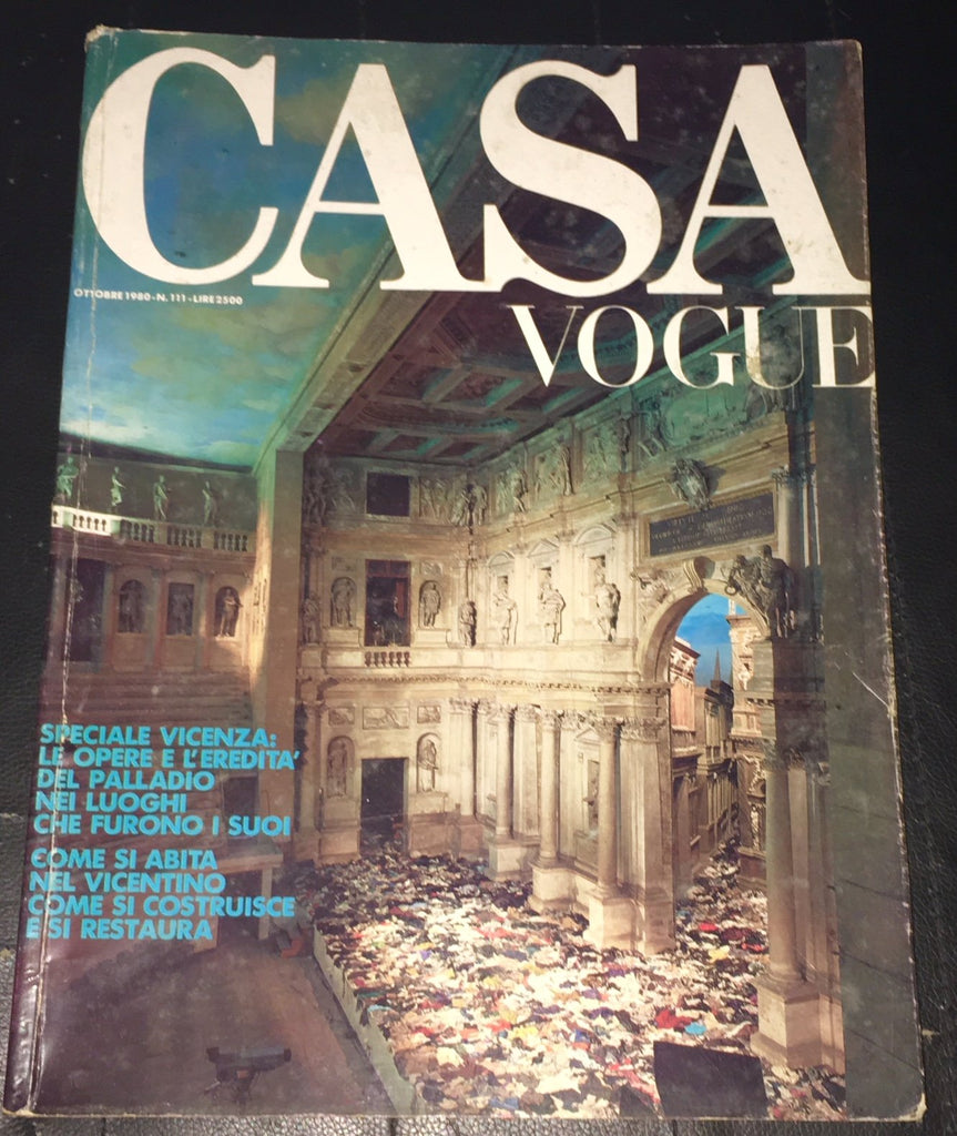 CASA VOGUE Magazine October 1980 Issue 111 Vintage