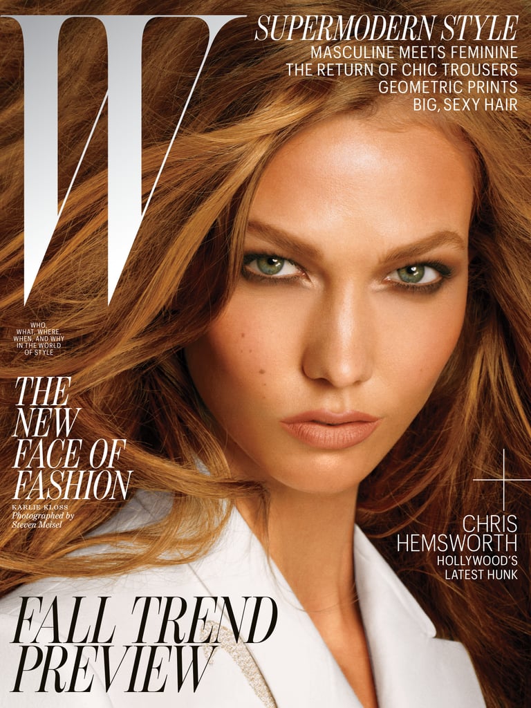 W Magazine July 2012 KARLIE KLOSS Joan Smalls EDIE CAMPBELL Naomi JULIA NOBIS