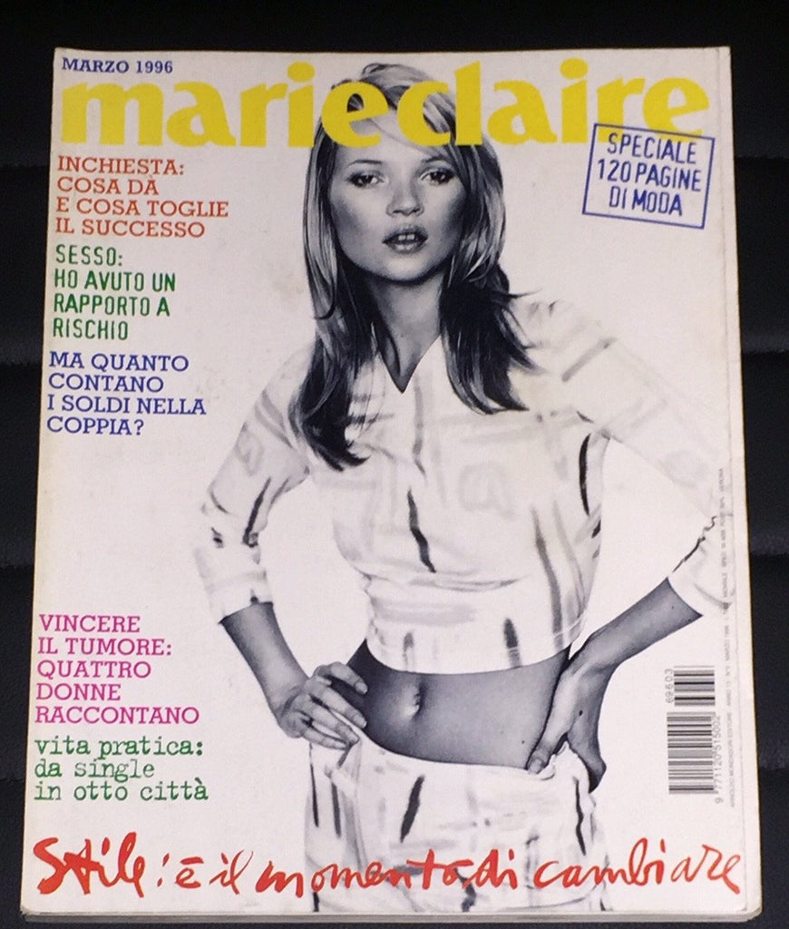 MARIE Claire Italia magazine 1996 KATE MOSS Laetitia Casta PATSY KENSIT Grenville