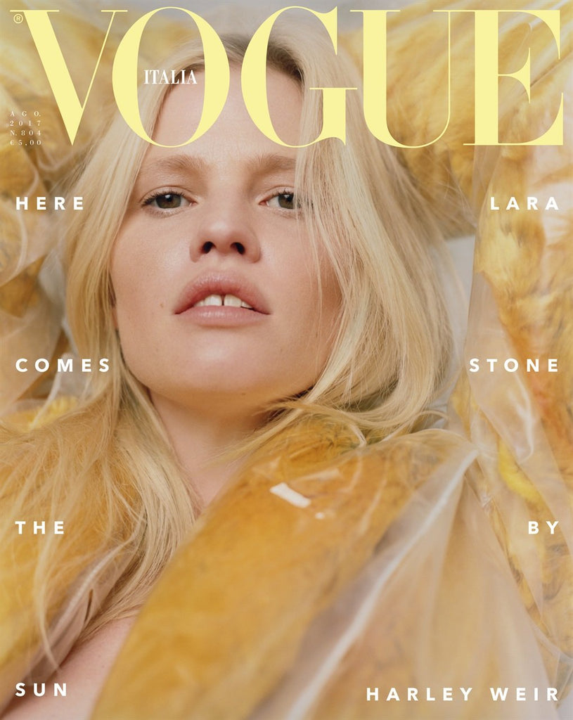 VOGUE Magazine Italia August 2017 LARA STONE by HARLEY WEIR Hedi Slimane