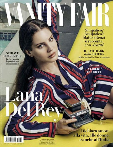 VANITY FAIR Magazine Italy August 2017 LANA DEL REY Shania Twain ELVIS PRESLEY