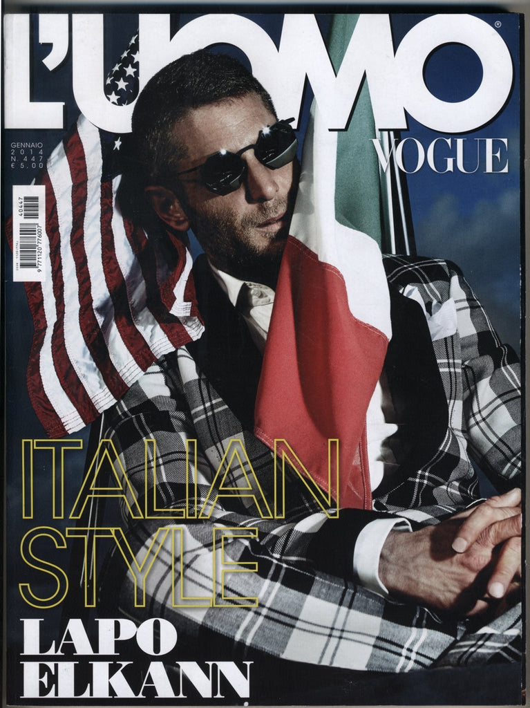 L'UOMO VOGUE Magazine January 2014 LAPO ELKANN Bruce Weber BENNY BENASSI