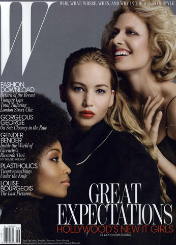 W Magazine September 2010 JENNIFER LAWRENCE Lara Stone GEORGIA MAY JAGGER Walker