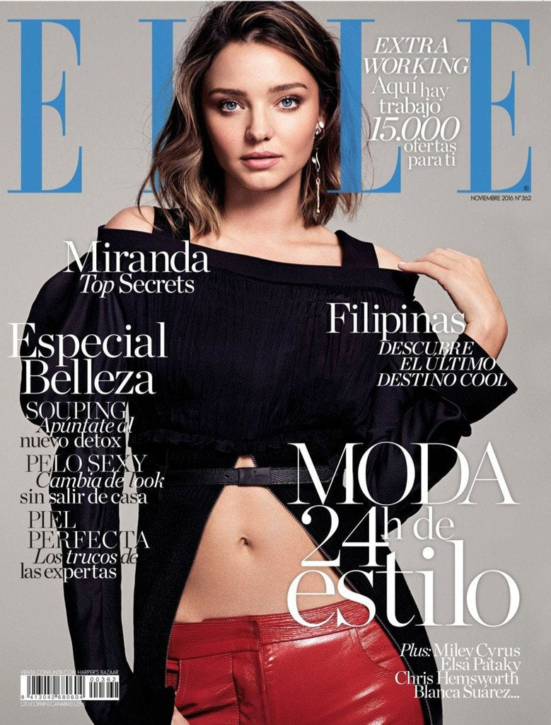 ELLE Spain Magazine November 2016 MIRANDA KERR Elsa Pataky ELENA MELNIK - magazinecult