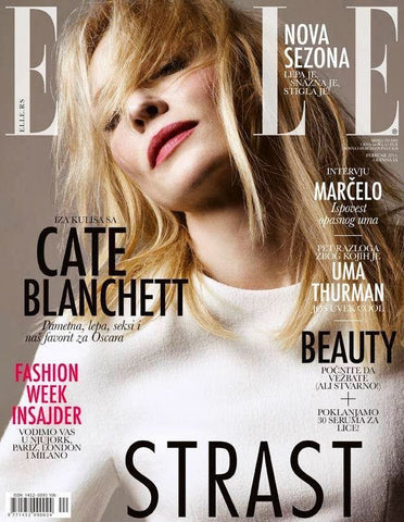 ELLE Magazine Serbia February 2014 CATE BLANCHETT Uma Thurman