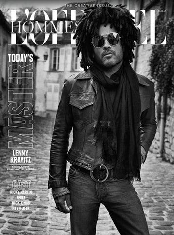 L'OFFICIEL HOMMES Magazine ITALIA #24 S/S 2020 LENNY KRAVITZ Sean O'Pry JONAS