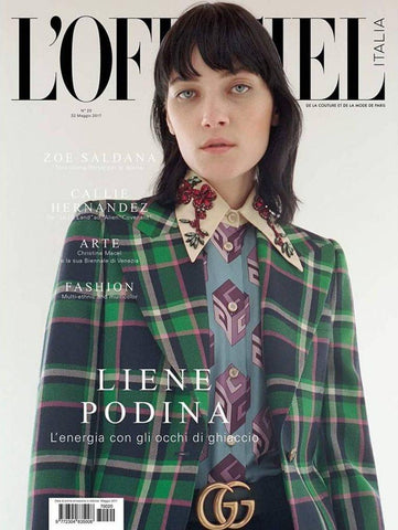 L'OFFICIEL Italia Magazine May 2017 LIENE PODINA Callie Hernandez ZOE SALDANA