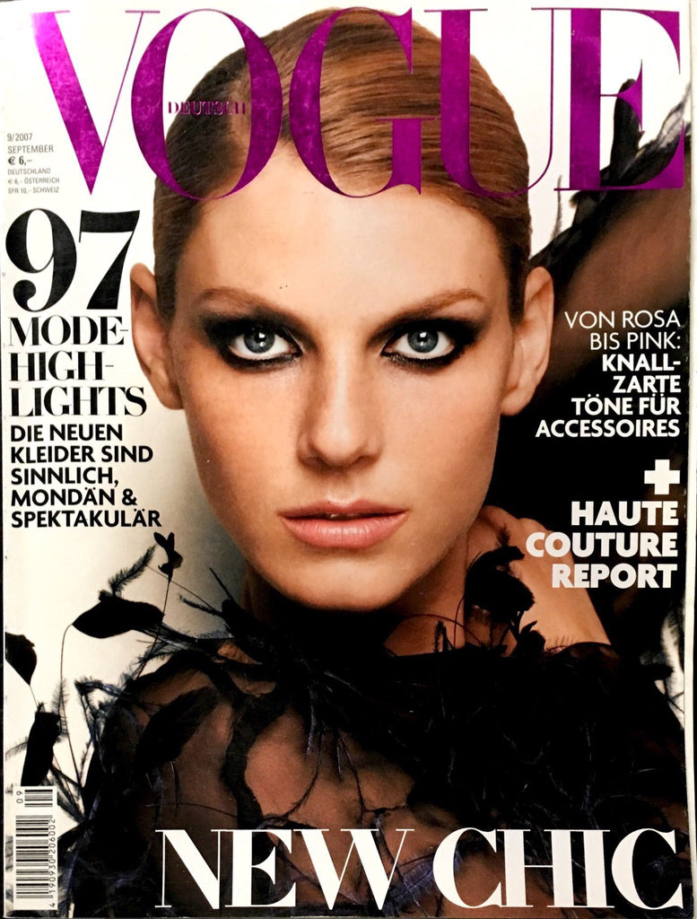 VOGUE Magazine Germany September 2007 ANGELA LINDVALL Jon Kortajarena SIRI TOLLEROD