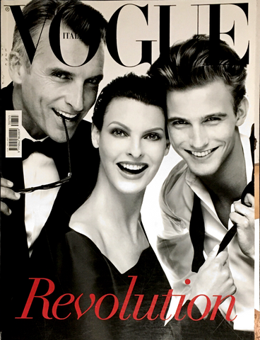 VOGUE Magazine Italia July 2013 Cover #1 LINDA EVANGELISTA Jeremy Sterling R J King