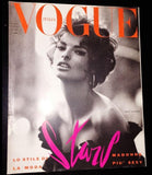 VOGUE Magazine Italia June 1990 LINDA EVANGELISTA David Bowie NAOMI CAMPBELL Madonna
