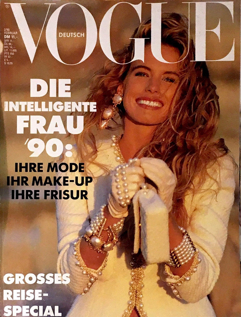 VOGUE Magazine Germany February 1990 LARISSA Lana Ogilvie ANNIE LIEBOVITZ Patitz