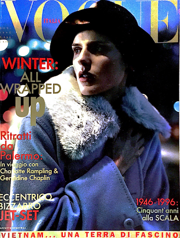 VOGUE Magazine Italia December 1995 STELLA TENNANT Kate Moss CHRISTY TURLINGTON