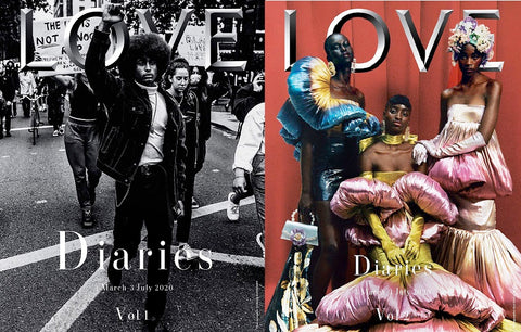 LOVE Magazine #24 March July 2020 DIARIES VOL 1 & 2 bundle [Hardback]