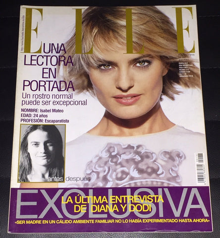 ELLE Magazine Spain February 1998 LAETITIA CASTA Michelle Behennah RACHEL ROBERTS