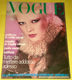 VOGUE Italia Magazine November 1977 GIANPAOLO BARBIERI Pellicce FUR Pelz BARRY LATEGAN