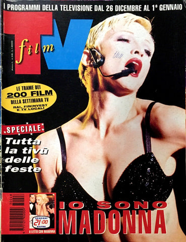 FILM TV Italia Magazine December 1993 MADONNA