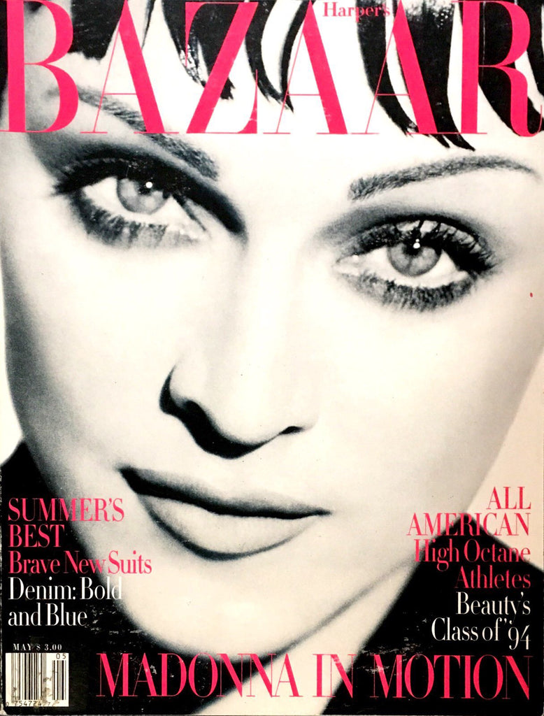 HARPER'S BAZAAR US Magazine May 1994 MADONNA Bridget Hall LORRAINE PASCALE