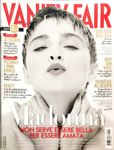 Madonna Vanity Fair Magazine Italia January 2012 Jo Champa CHRISTINA RICCI