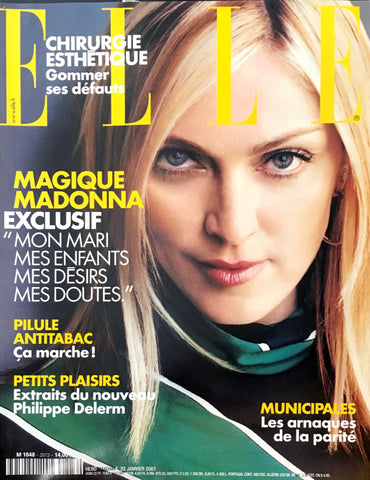 ELLE Magazine France January 2001 MADONNA by GILLES BENSIMON
