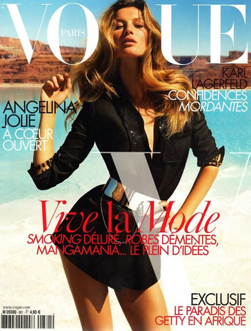 Pre Sale VOGUE Paris Magazine October 2007 GISELE BUNDCHEN Sasha Pivovarova NATASHA POLY