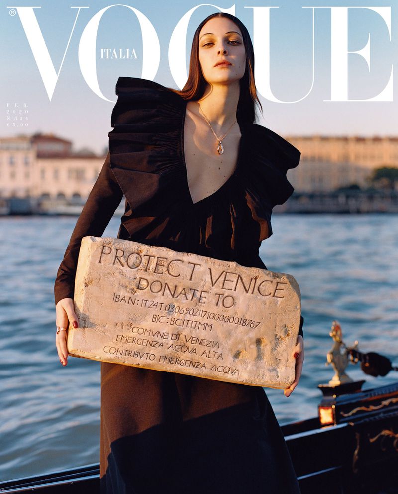 Vogue Magazine Italia February 2020 VITTORIA CERETTI Maty Fall BIANCA BALTI Anna De Rijk