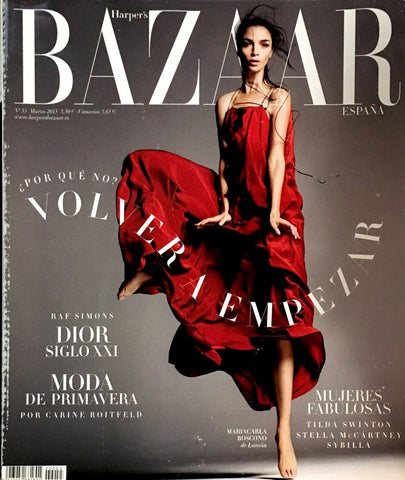 HARPER'S BAZAAR Magazine Spain March 2015 MARIACARLA BOSCONO Eva Mendes LARA STONE