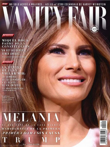 Vanity Fair Spanish Magazine 2018 MELANIA TRUMP Celia Forner PACO LEON Asia Piwka